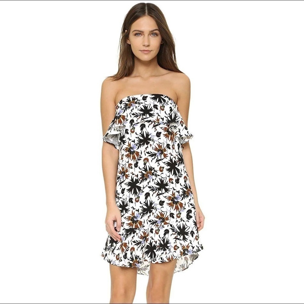 A.L.C. Romy Strapper Floral Print Dress size 6